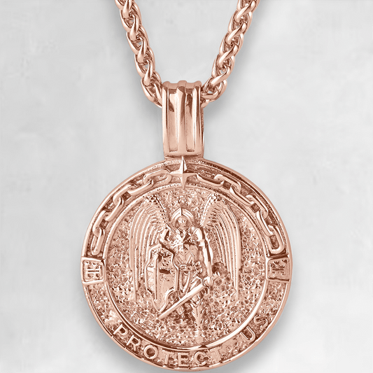 GUARDIAN [ST MICHAEL - ROSE GOLD] - Forge & FoundryPendantForge & Foundry
