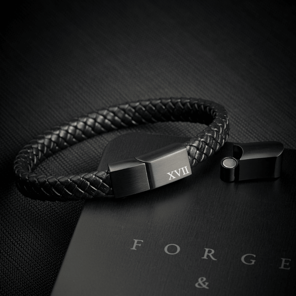 PERSONALIZED ADJUSTABLE LEATHER BRACELET – Forge & Foundry