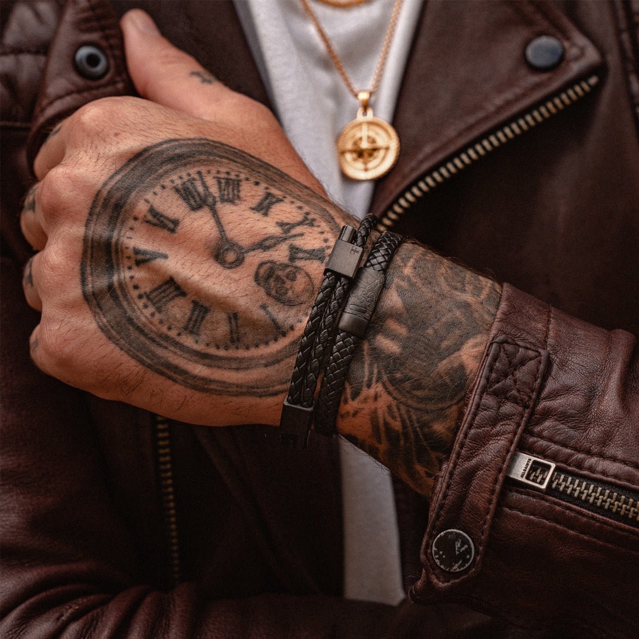 ロバートワーナー　ブレスレット HANOVER [ARTISAN LEATHER BRACELET] – Forge & Foundry