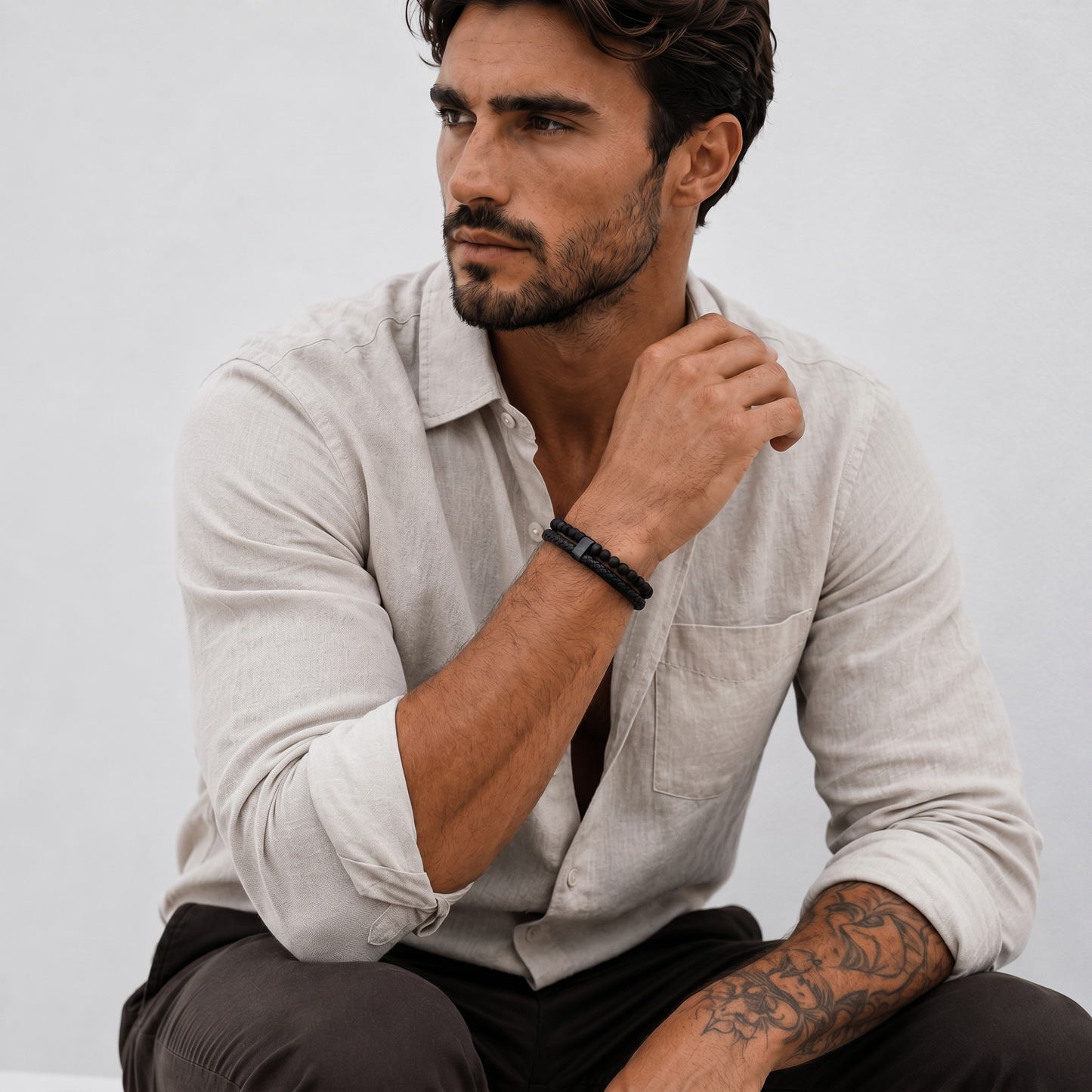 VALEN [LEATHER & BEAD]