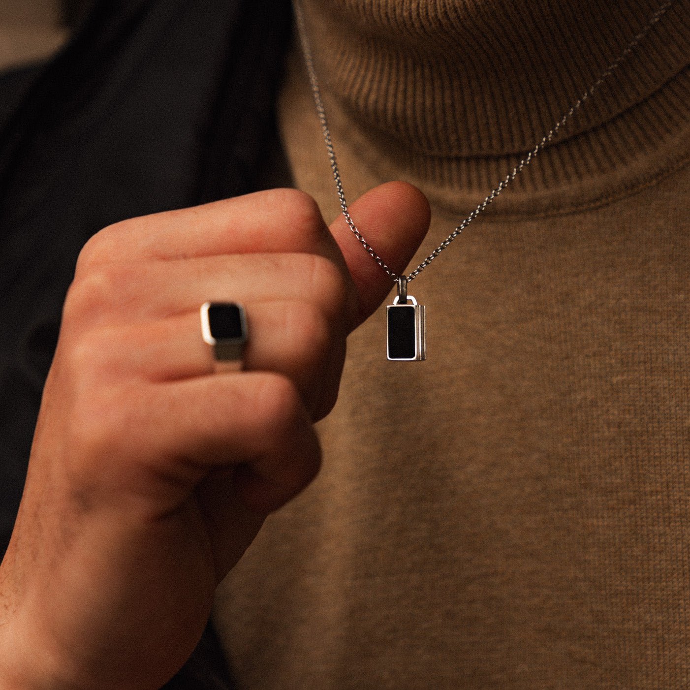 IMPERIUS [ONYX PENDANT - SILVER] - Forge & FoundryPendantForge & Foundry