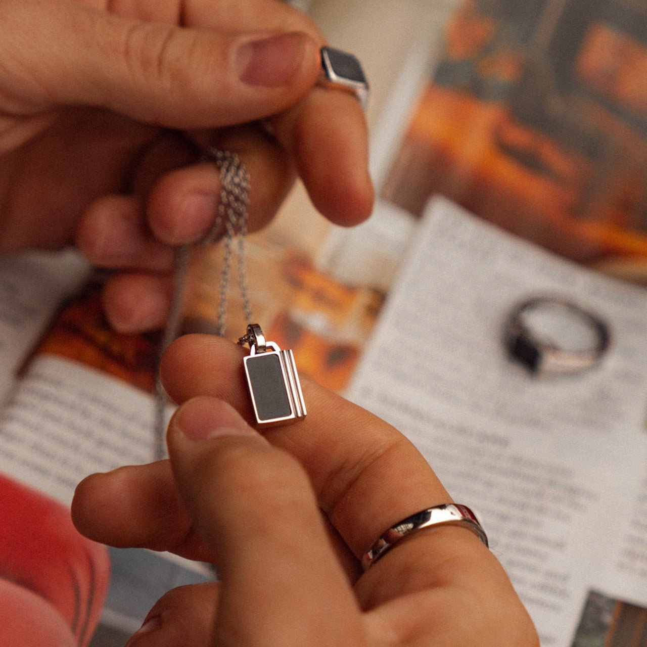 IMPERIUS [ONYX PENDANT - SILVER] - Forge & FoundryPendantForge & Foundry