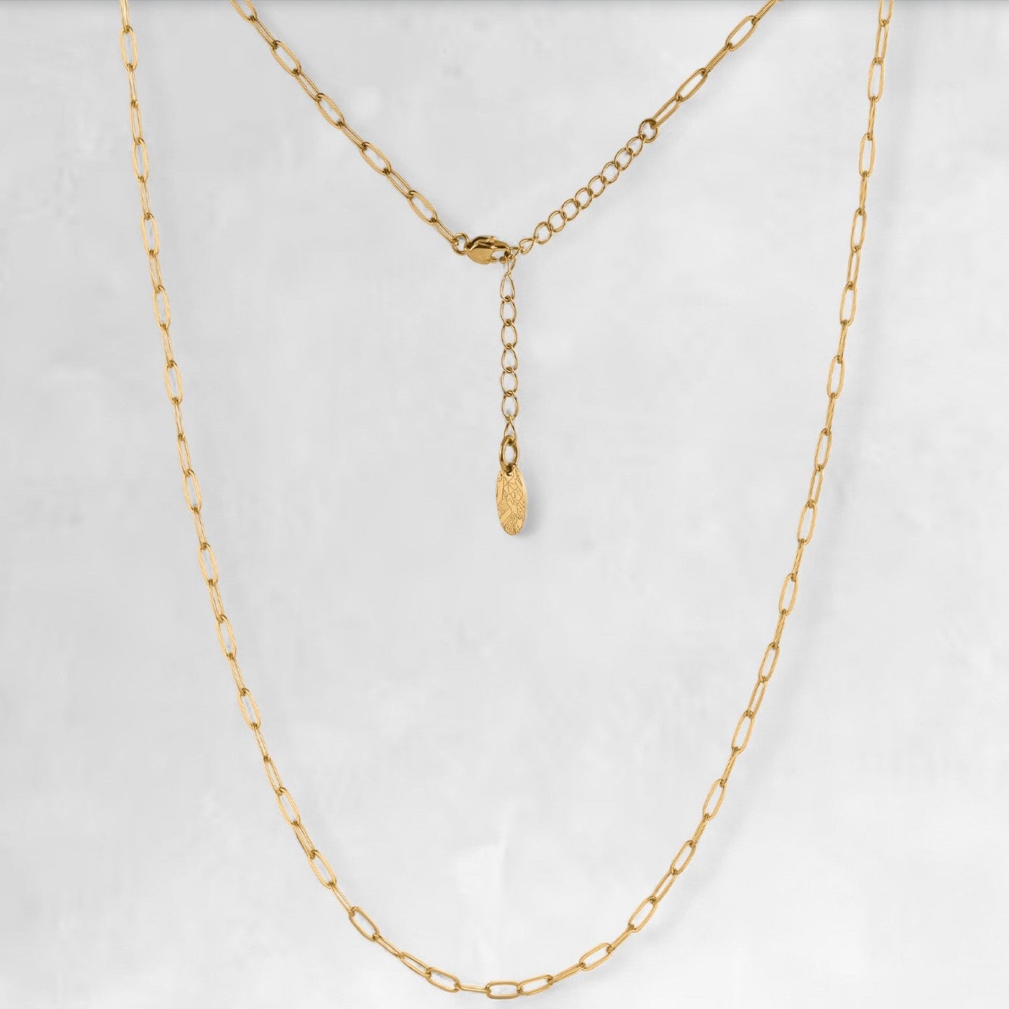 MARTEL [3MM PAPERCLIP - GOLD] - Forge & FoundryNecklaceForge & Foundry
