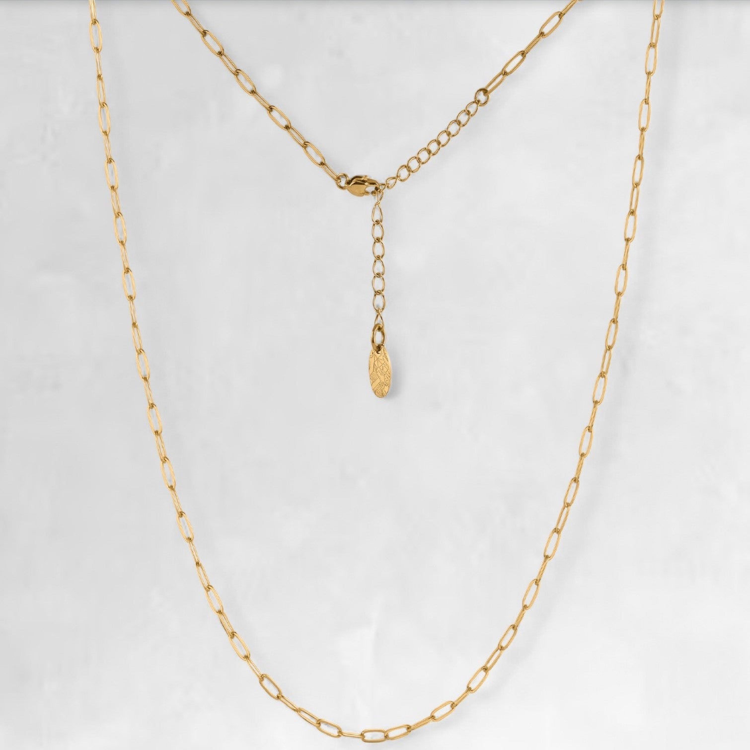 MARTEL [3MM PAPERCLIP - GOLD] - Forge & FoundryNecklaceForge & Foundry