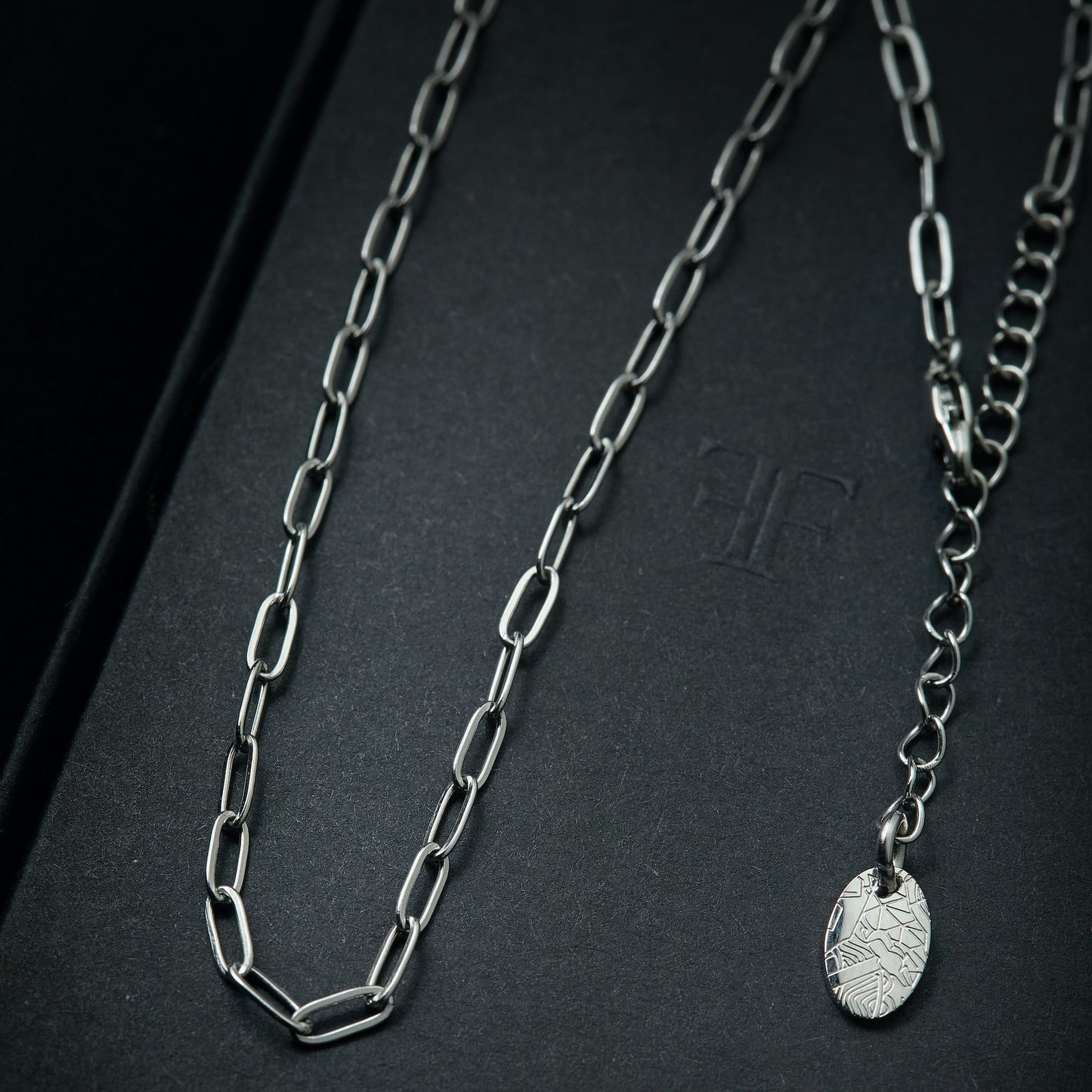 MARTEL [3MM PAPERCLIP - SILVER] - Forge & FoundryNecklaceForge & Foundry