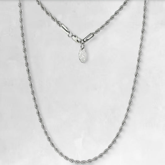 MARTEL [3MM ROPE - SILVER] - Forge & FoundryNecklaceForge & Foundry