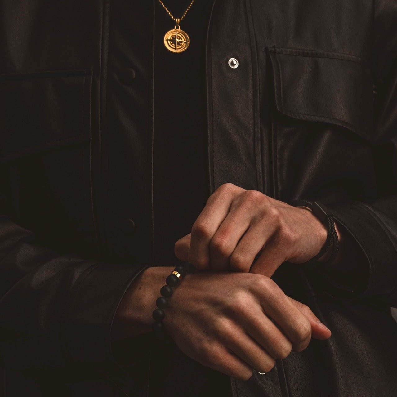 NAPIER [10mm ONYX - GOLD] - Forge & FoundryBeadForge & Foundry