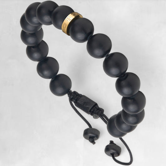NAPIER [10mm ONYX - GOLD] - Forge & FoundryBeadForge & Foundry