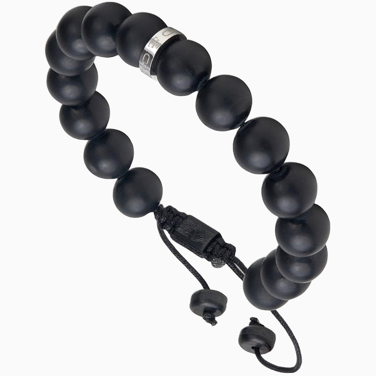 NAPIER [10MM ONYX - SILVER] - Forge & FoundryBeadForge & Foundry