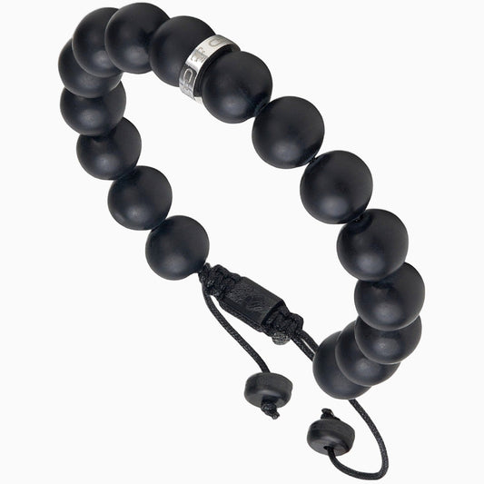 NAPIER [10MM ONYX - SILVER] - Forge & FoundryBeadForge & Foundry