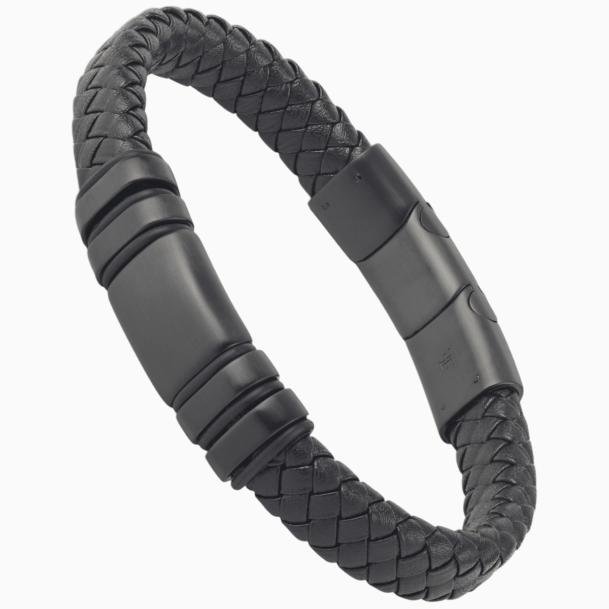 NAVARRO [SINGLE LEATHER - BLACK] - Forge & FoundrybraceletForge & Foundry