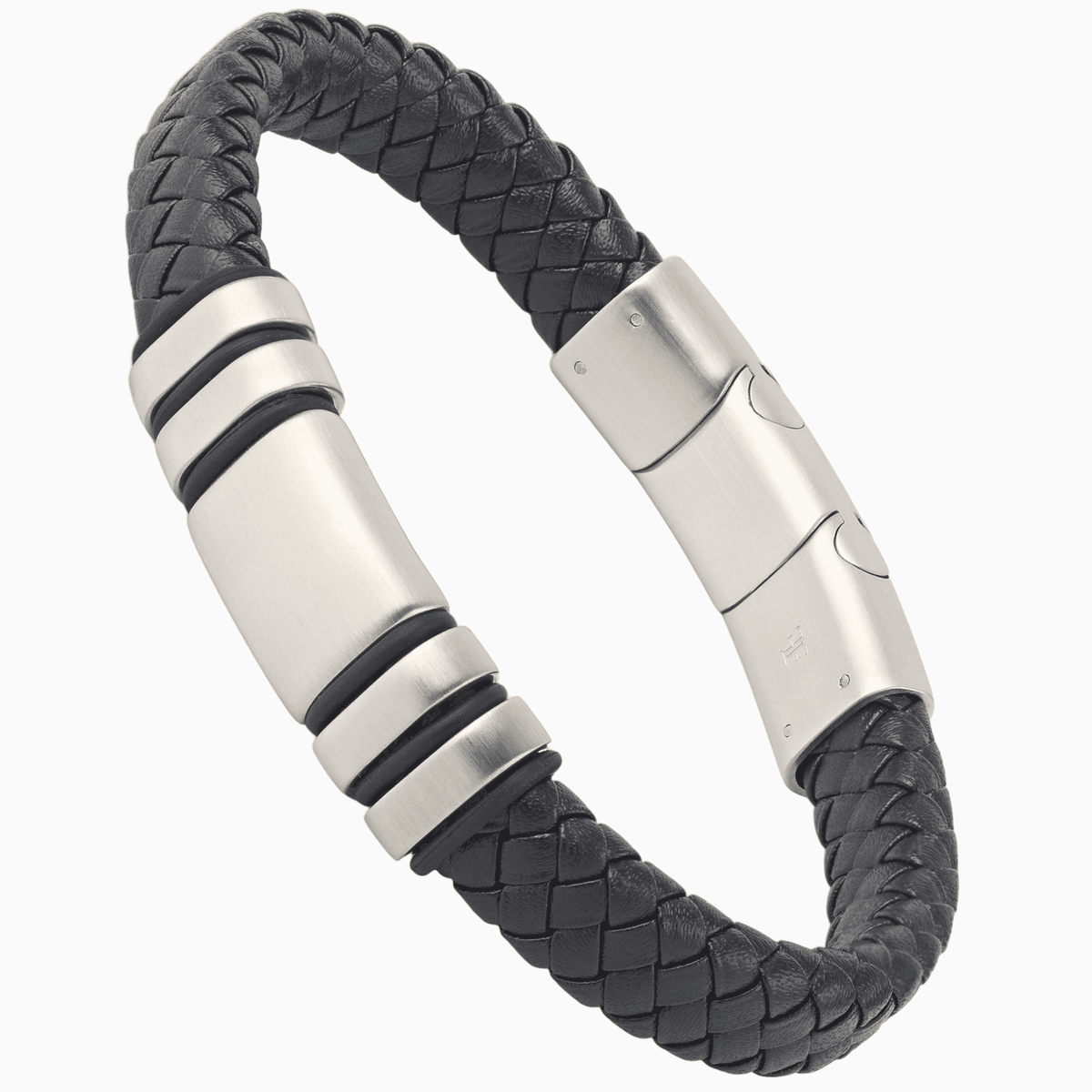 NAVARRO [SINGLE LEATHER - SILVER] - Forge & FoundrybraceletForge & Foundry