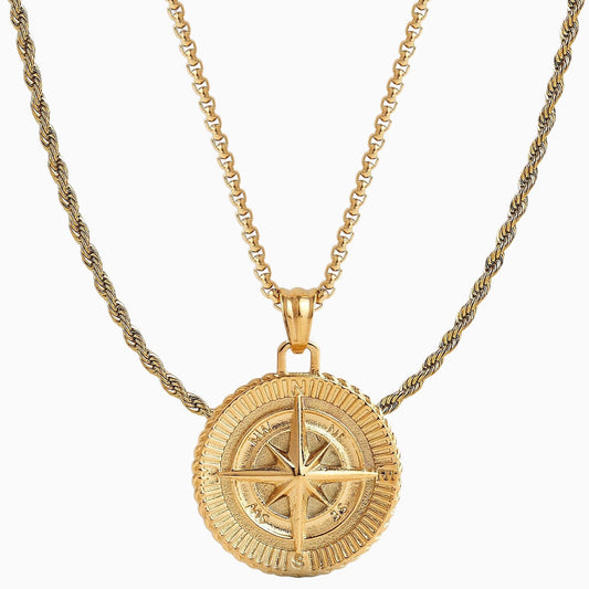 NAVIGATOR AND MARTEL (GOLD) - Forge & FoundryNecklaceForge & Foundry
