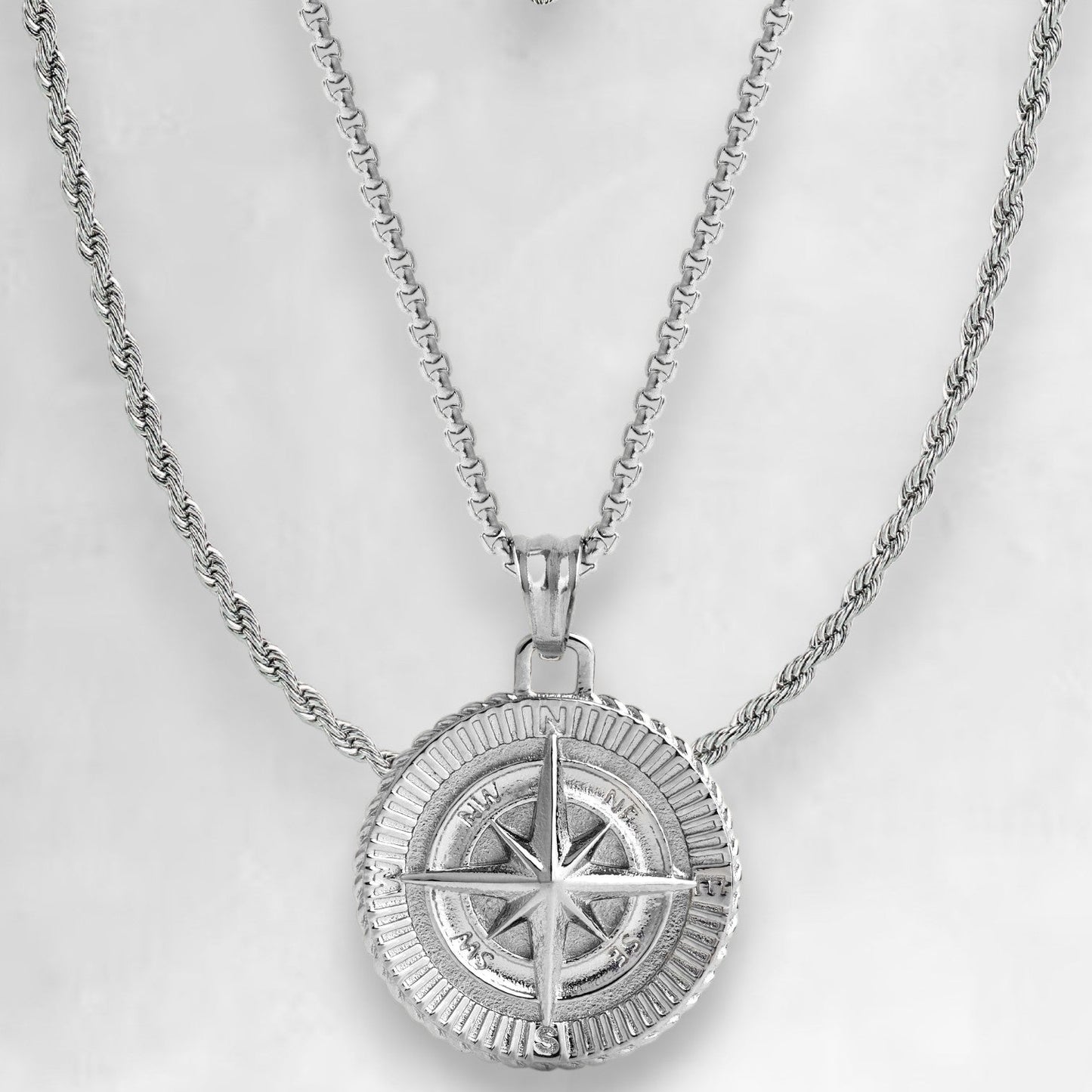 NAVIGATOR AND MARTEL (SILVER) - Forge & FoundryNecklaceForge & Foundry