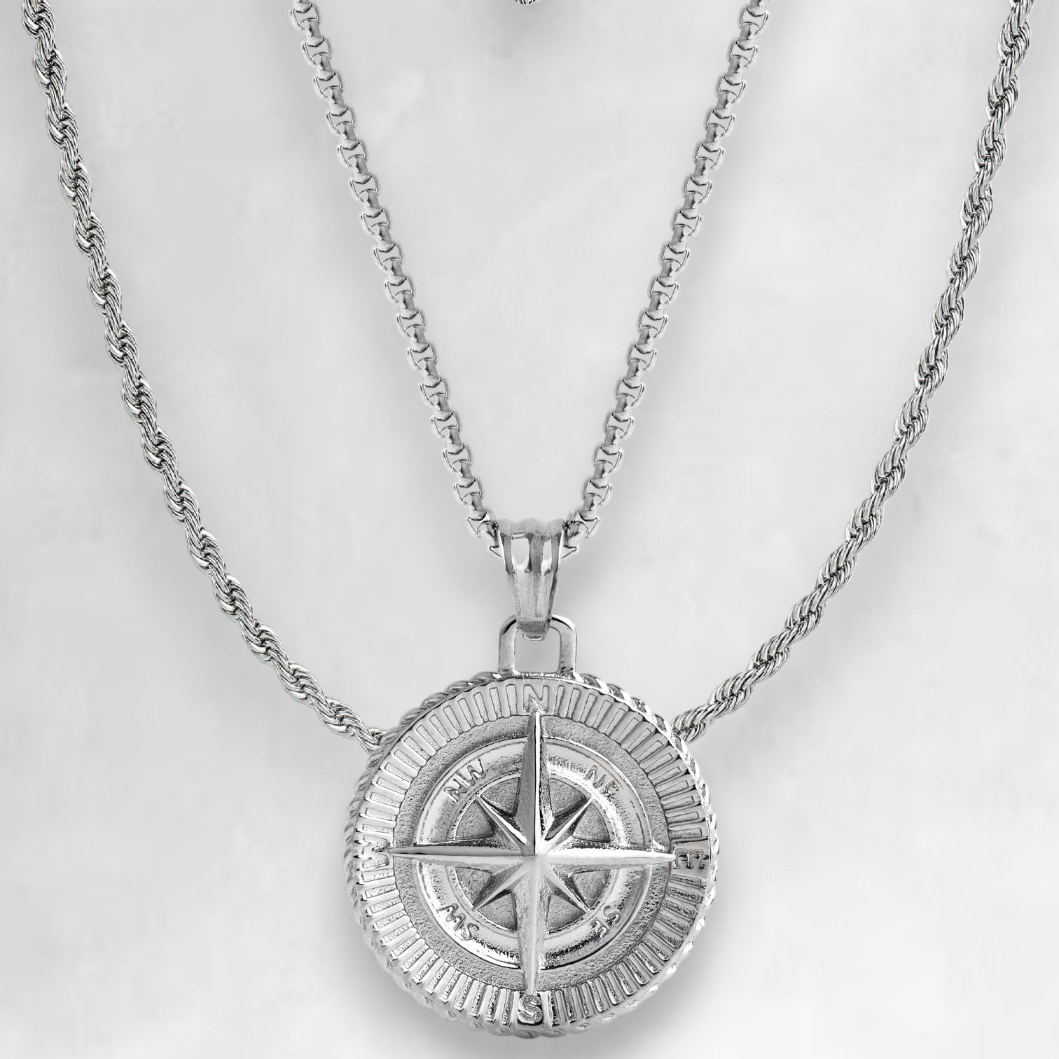 NAVIGATOR AND MARTEL (SILVER) - Forge & FoundryNecklaceForge & Foundry