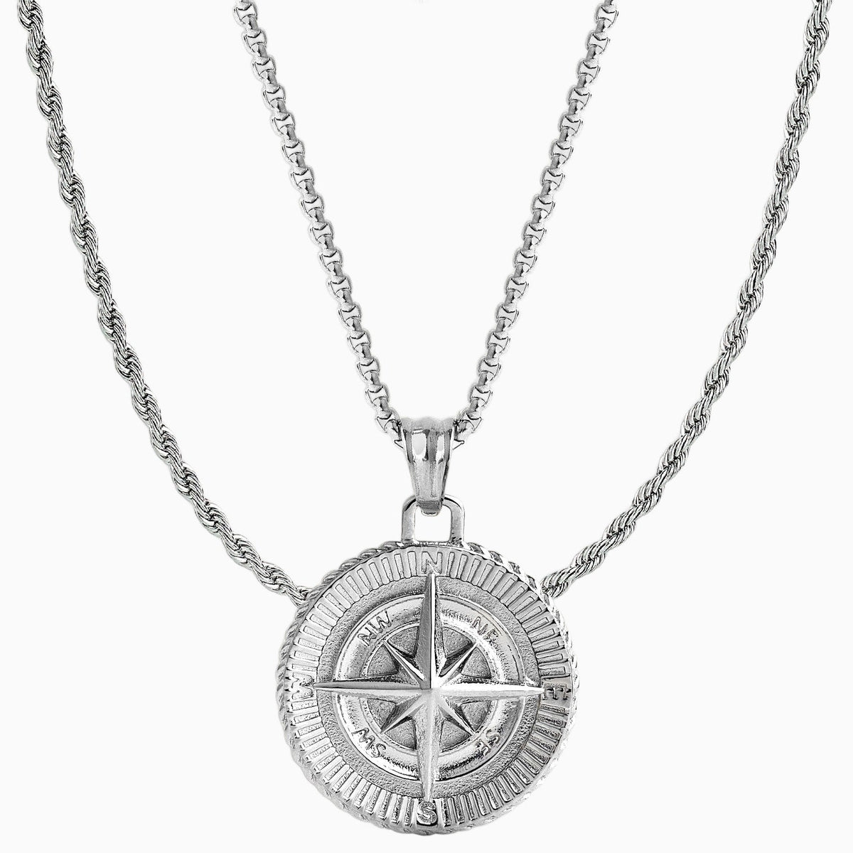 NAVIGATOR AND MARTEL (SILVER) - Forge & FoundryNecklaceForge & Foundry