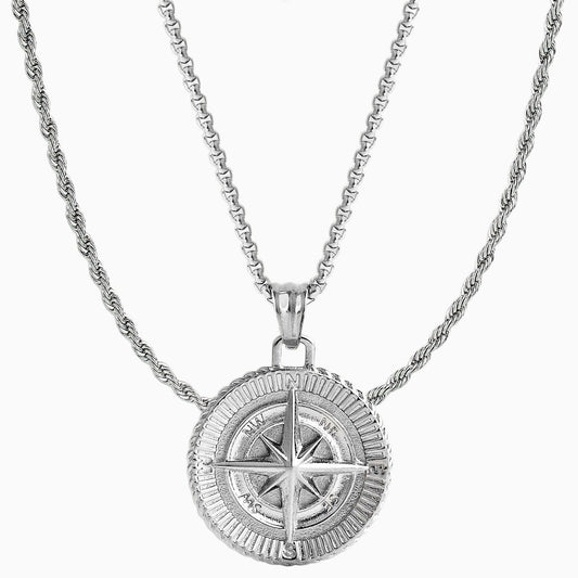 NAVIGATOR AND MARTEL (SILVER) - Forge & FoundryNecklaceForge & Foundry