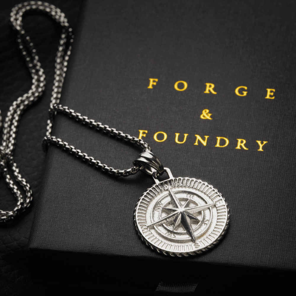 NAVIGATOR [COMPASS - SILVER] - Forge & FoundryPendantForge & Foundry