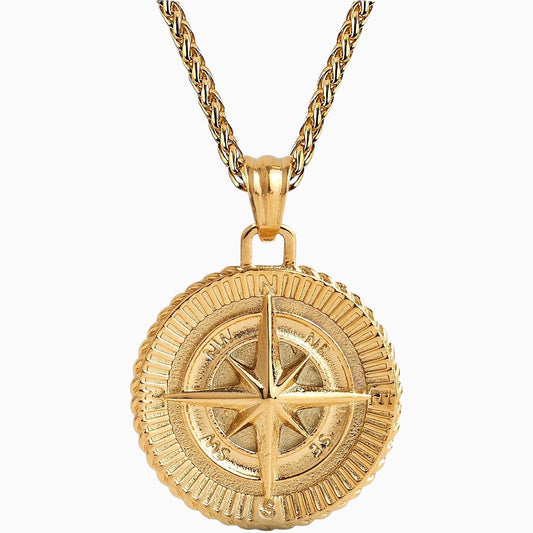 NAVIGATOR [GOLD-PLATED 925 COMPASS] - Forge & FoundryPendantForge & Foundry