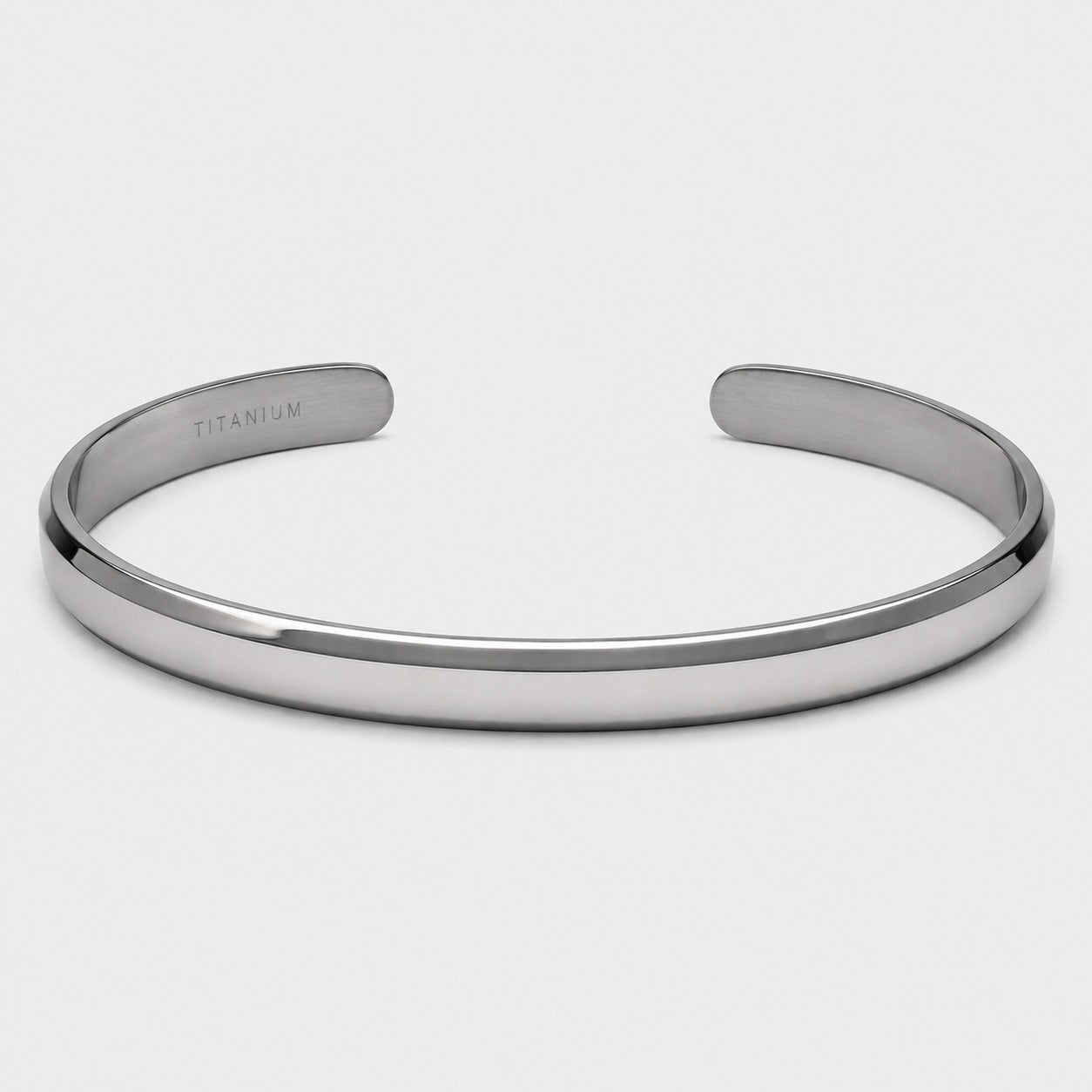 Personalised men's engraved titanium cuff bracelet - Ravick by Forge & Foundry, view 6