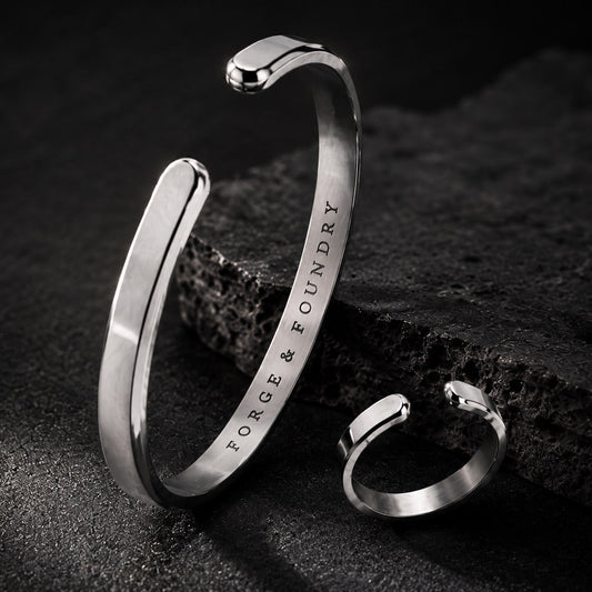 PERSONALISED RAVICK CUFF AND RING SET - Forge & FoundryPersonalisedForge & Foundry