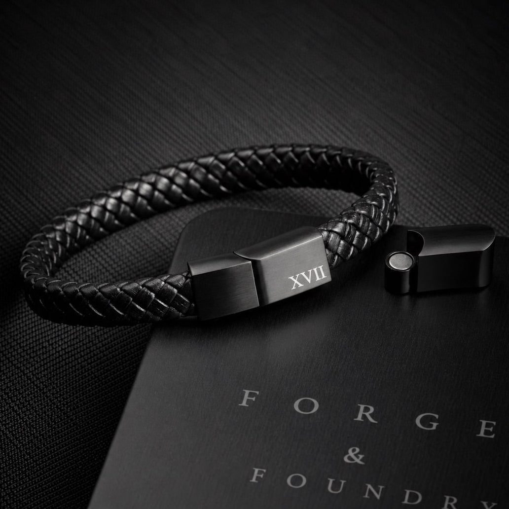 PERSONALIZED ADJUSTABLE HANOVER BRACELET - Forge & FoundryLeatherForge & Foundry