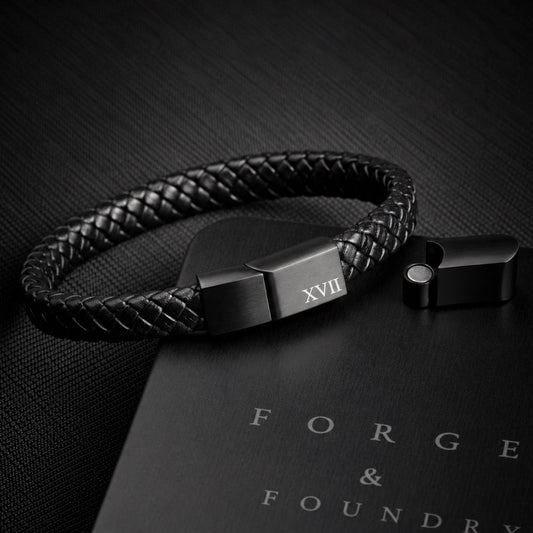 PERSONALIZED ADJUSTABLE HANOVER BRACELET - Forge & FoundryLeatherForge & Foundry
