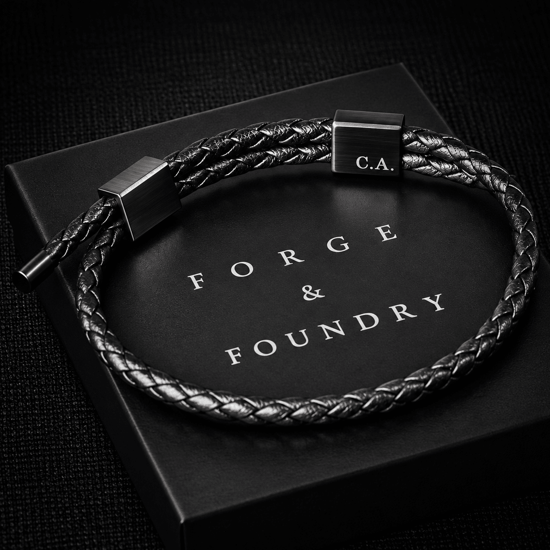 PERSONALIZED DRAPERS BRACELET - Forge & FoundryLeatherForge & Foundry