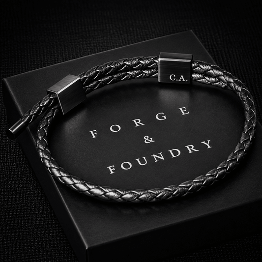 PERSONALIZED DRAPERS BRACELET - Forge & FoundryLeatherForge & Foundry