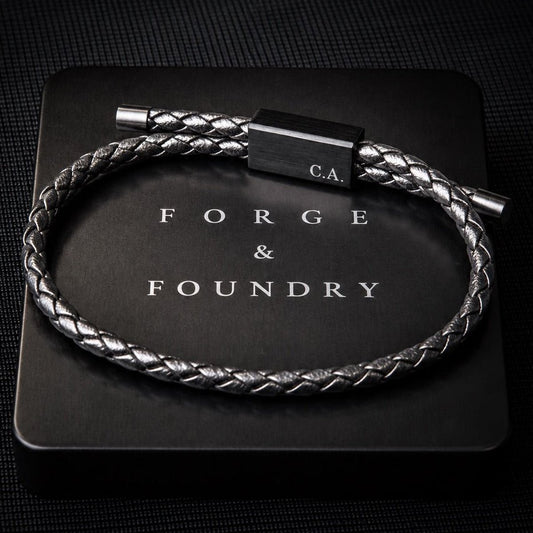 PERSONALIZED DRAPERS BRACELET - Forge & FoundryLeatherForge & Foundry