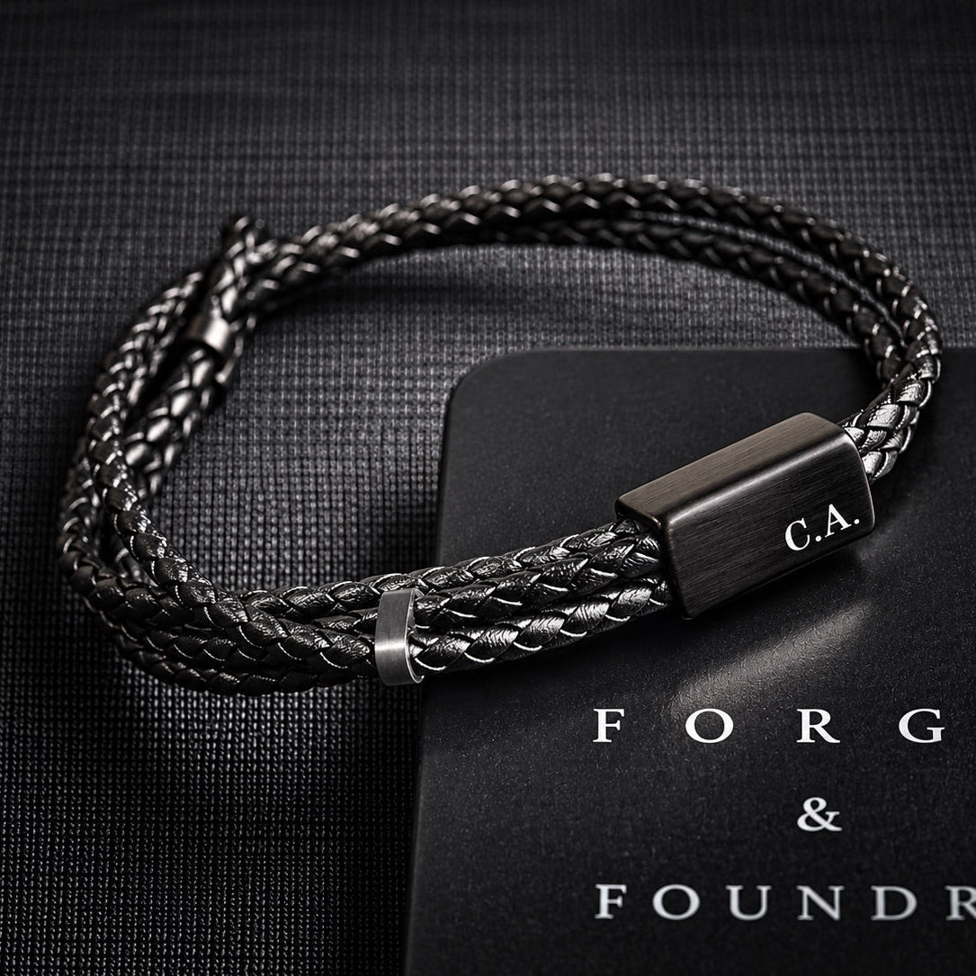 PERSONALIZED DRAYTON BRACELET - Forge & FoundryLeatherForge & Foundry