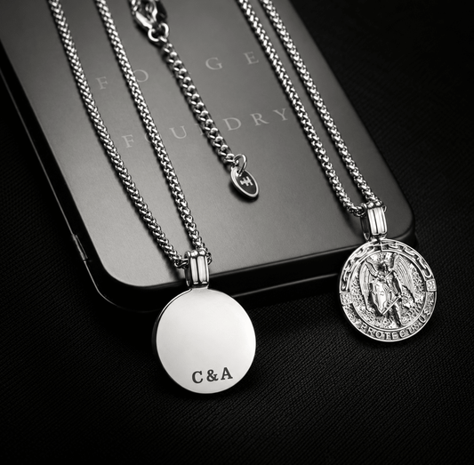 PERSONALIZED GUARDIAN PENDANT [SILVER] - Forge & FoundryPendantForge & Foundry