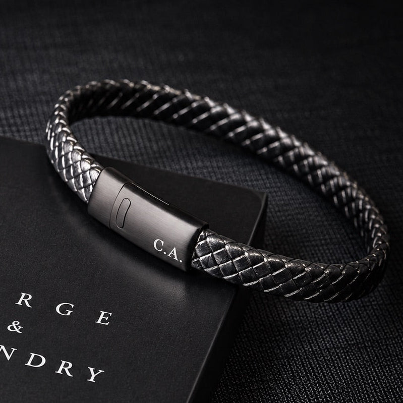 PERSONALIZED HANOVER BRACELET - Forge & FoundryLeatherForge & Foundry