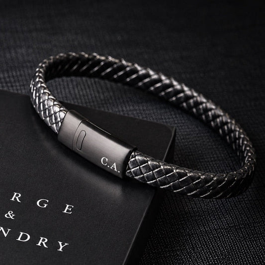 PERSONALIZED HANOVER BRACELET - Forge & FoundryLeatherForge & Foundry