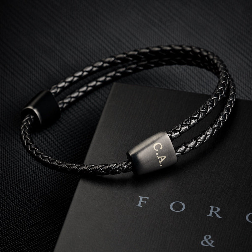 PERSONALIZED TRINITY BRACELET - Forge & FoundryLeatherForge & Foundry