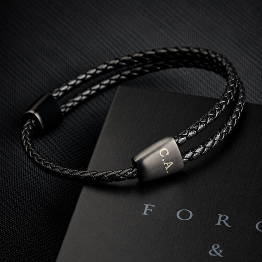 PERSONALIZED TRINITY BRACELET - Forge & FoundryLeatherForge & Foundry