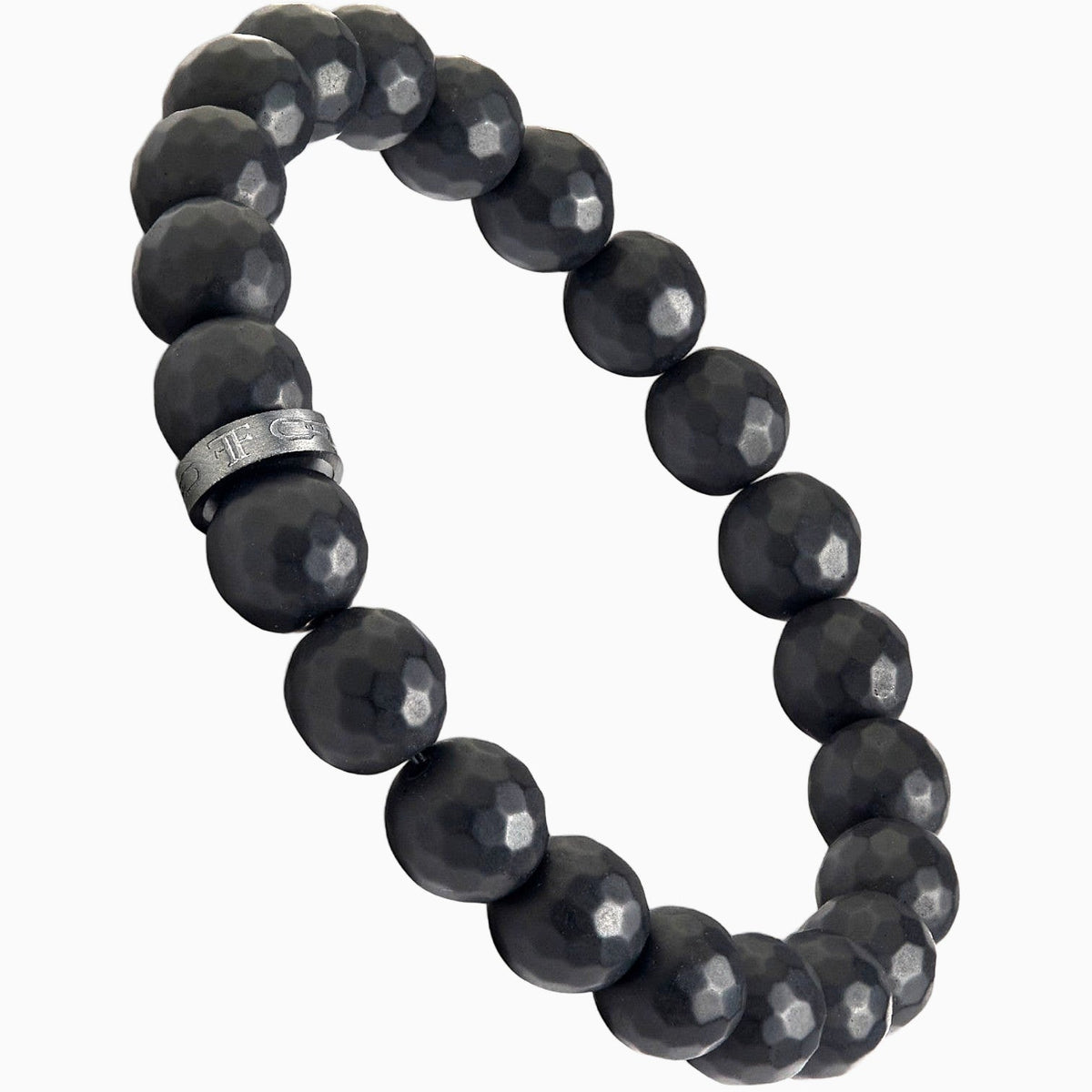 PINDAR [10MM FACETED BEAD - BLACK] - Forge & FoundryBeadForge & Foundry
