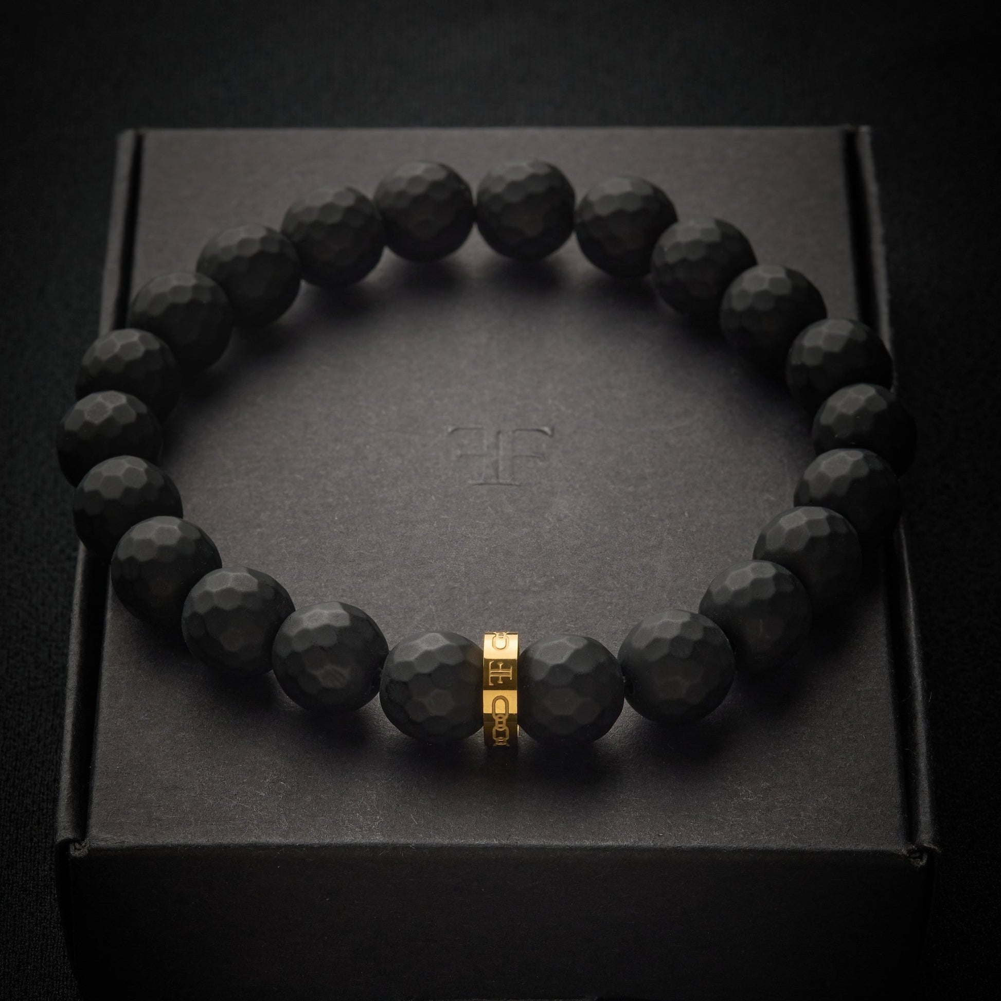 PINDAR [10MM FACETED BEAD - GOLD] - Forge & FoundryBeadForge & Foundry