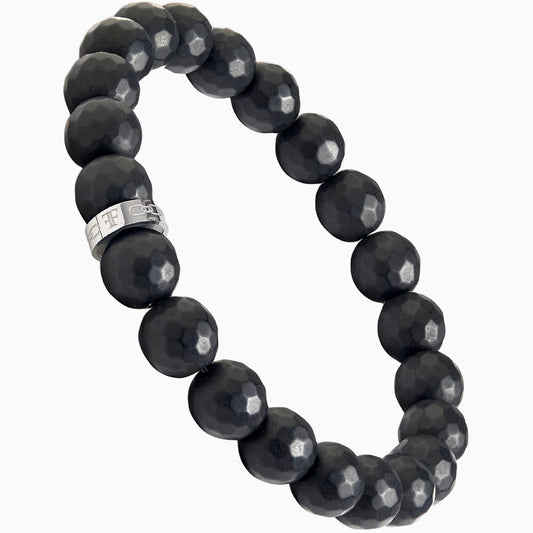 PINDAR [10MM FACETED BEAD - SILVER] - Forge & FoundryBeadForge & Foundry