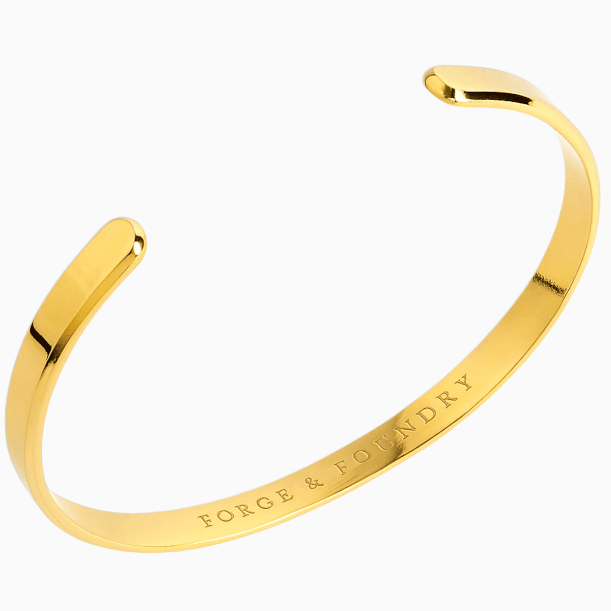 RAVICK [MINIMALIST CUFF, 18K GOLD-PLATED TITANIUM] - Forge & FoundryCuffForge & Foundry
