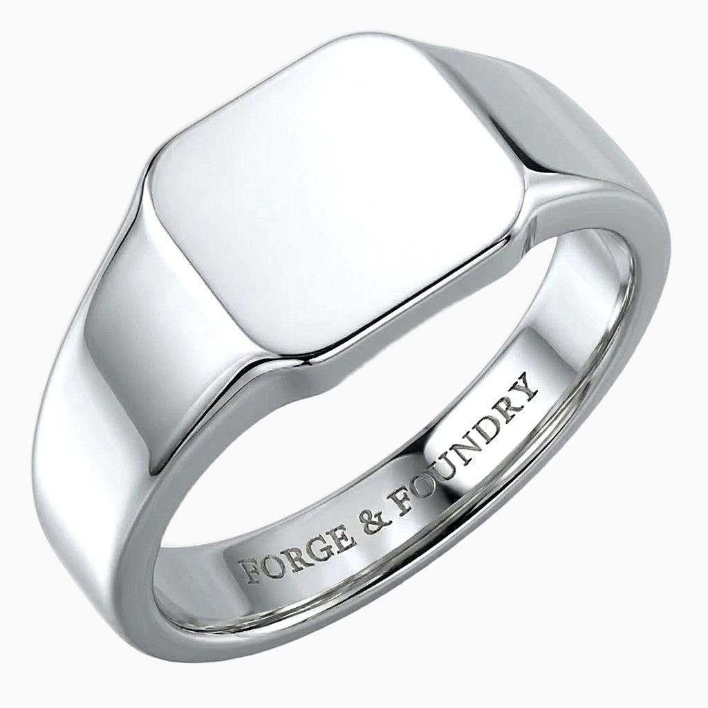 SILVER SIGNET RING - Forge & FoundryringForge & Foundry