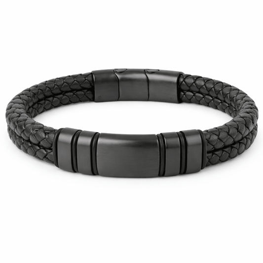Special Replacement Service - Navarro [Double Leather - Black - Personalized] - Forge & FoundryForge & Foundry