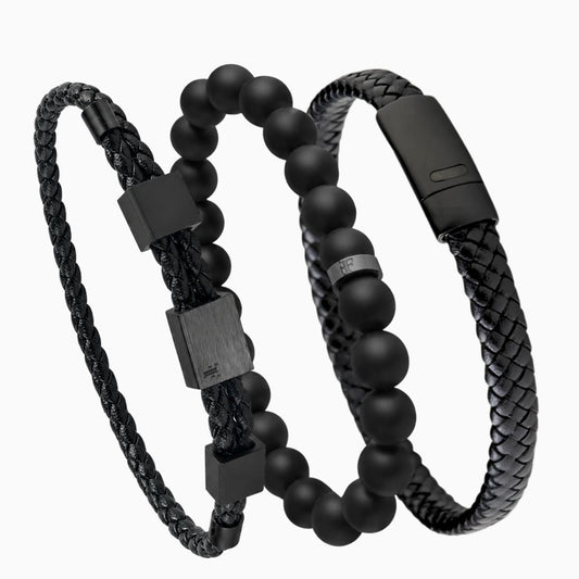 The Black Stack - Forge & FoundryNecklace/Bracelet SetForge & Foundry