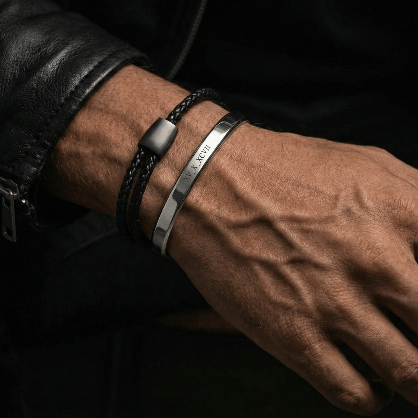 TRINITY [TWISTED ADJUSTABLE LEATHER - PERSONALIZED] - Forge & FoundryLeatherForge & Foundry
