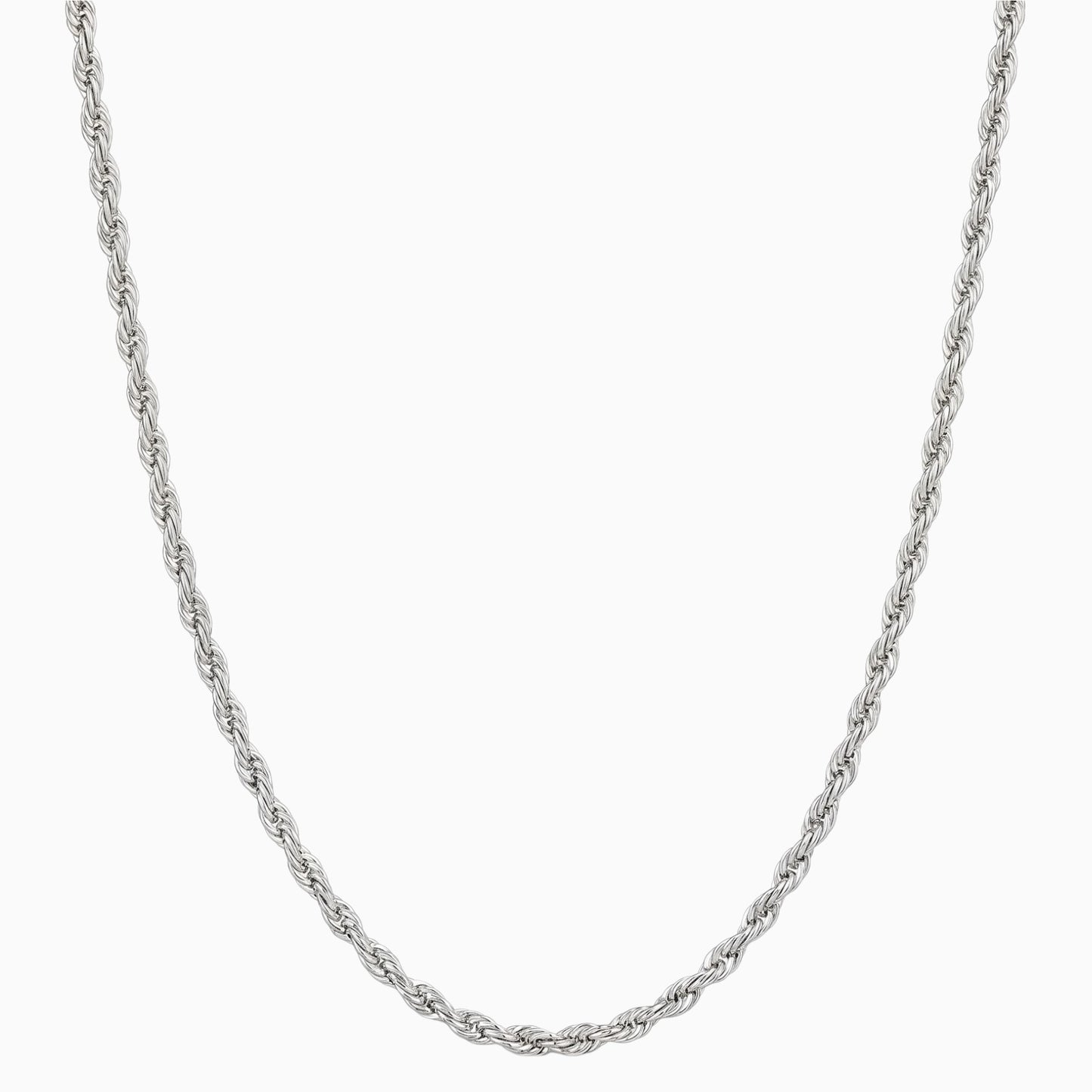 HATTON [MINIMALIST SILVER ROPE CHAIN]