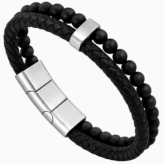 VALEN [LEATHER & BEAD] - Forge & FoundrybraceletForge & Foundry