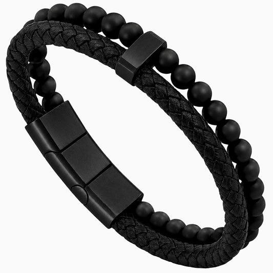 VALEN [LEATHER & BEAD] - Forge & FoundrybraceletForge & Foundry