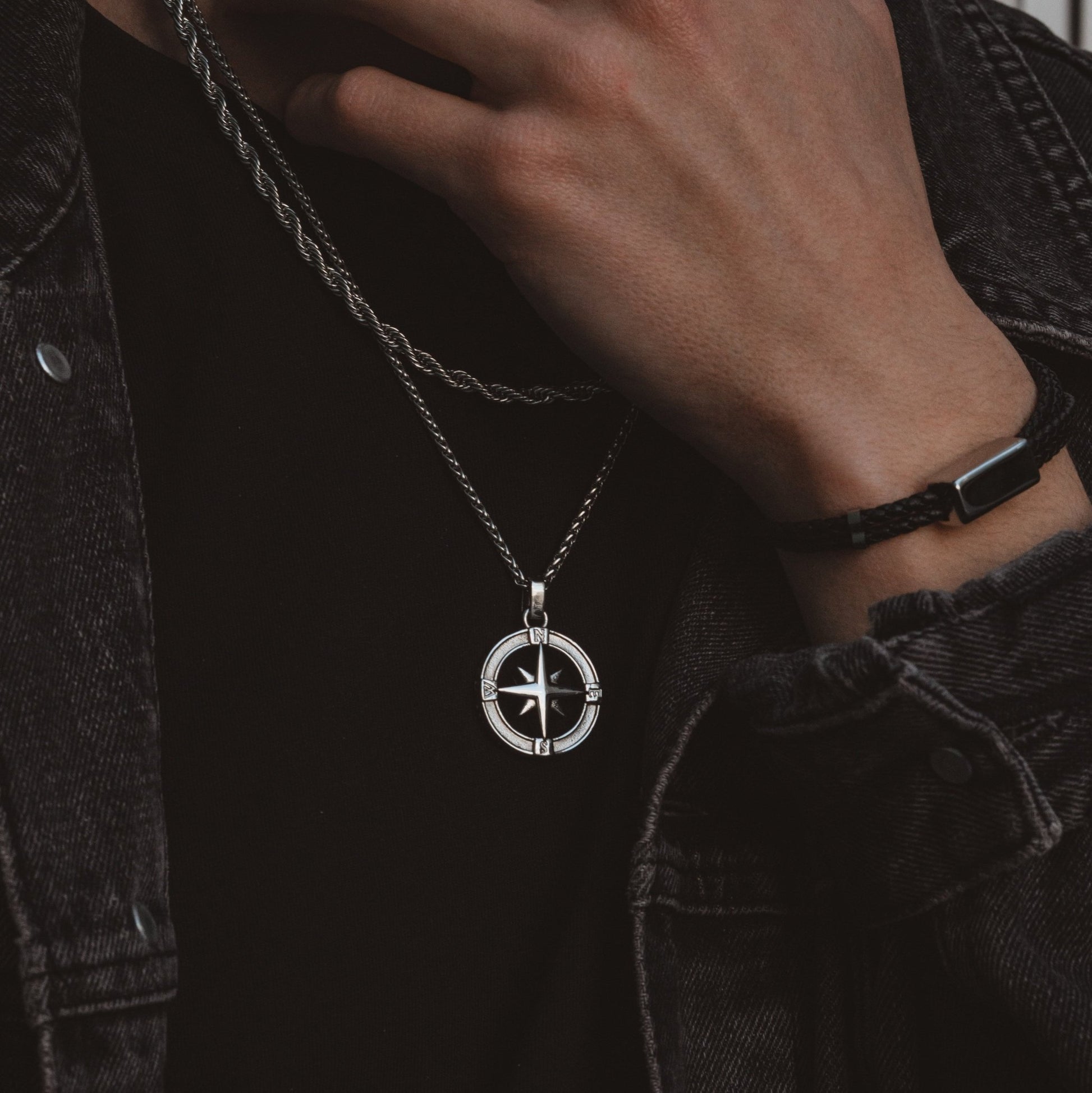 DRAYTON [TWISTED LEATHER - SILVER] - Forge & FoundryLeatherForge & Foundry