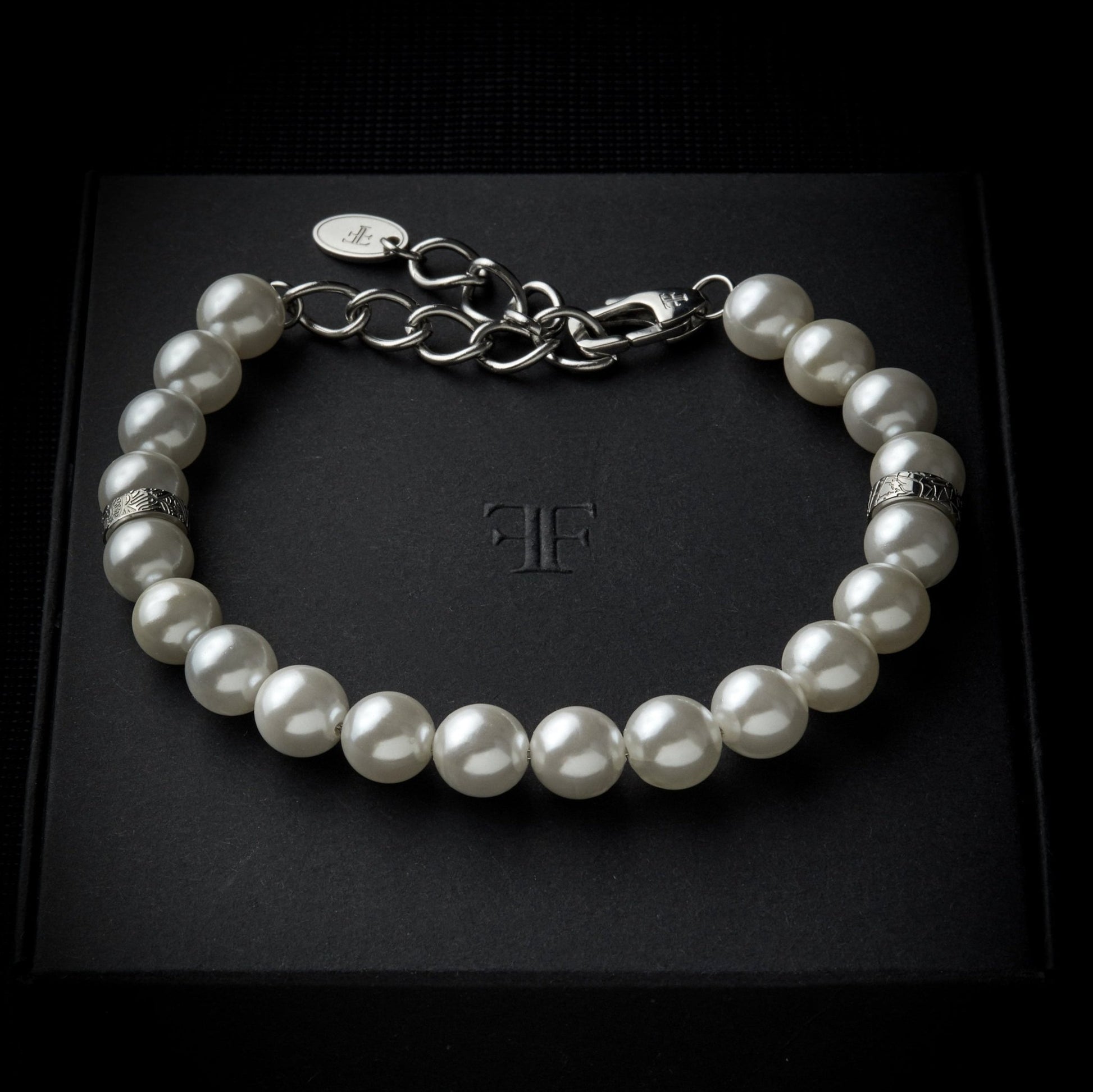 MARLOW [PEARL BRACELET - SILVER] - Forge & FoundryPearlForge & Foundry