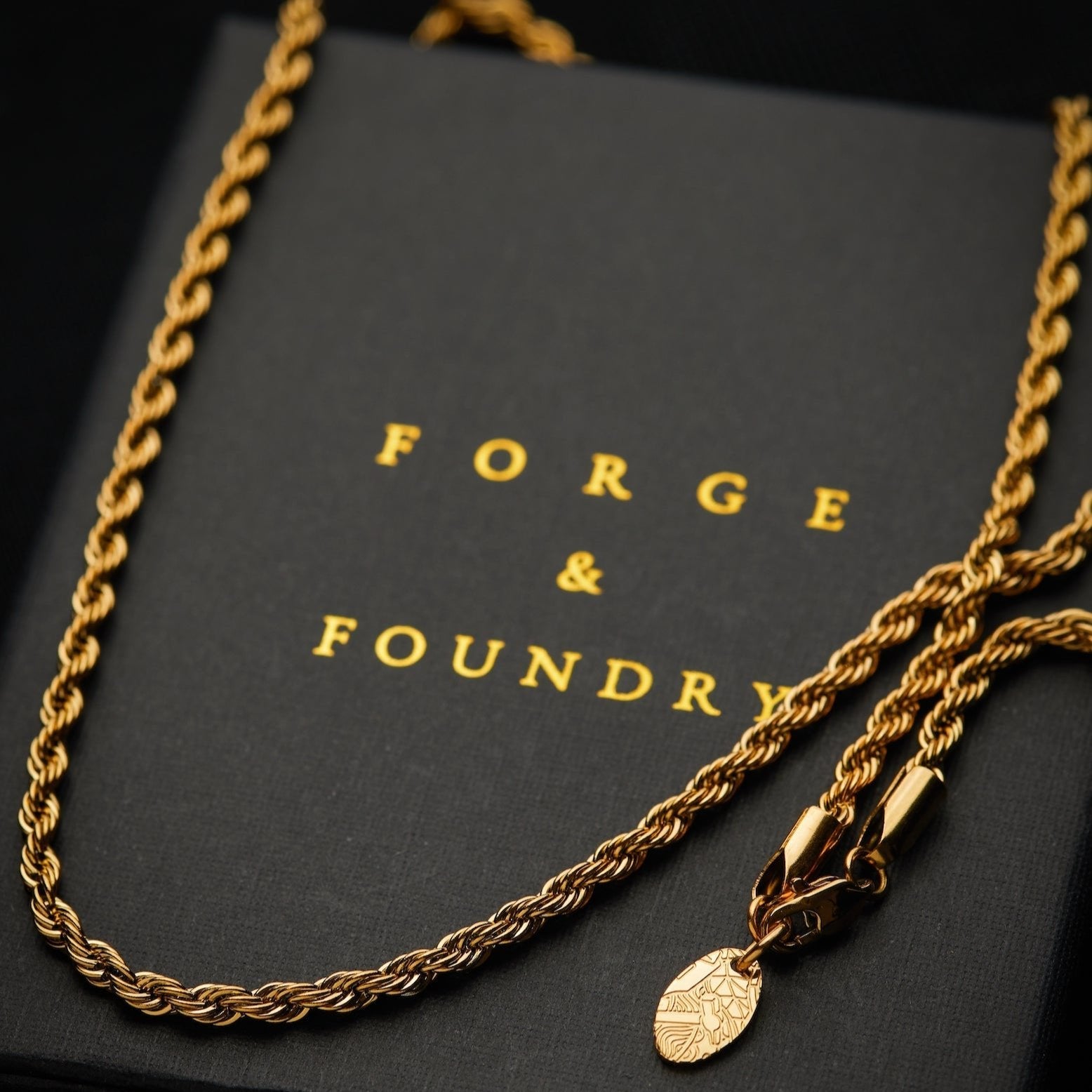 MARTEL [3MM ROPE - GOLD] - Forge & FoundryNecklaceForge & Foundry